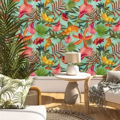 Wallpapers4Beginners Carta da parati hawaiana Tiki Decor