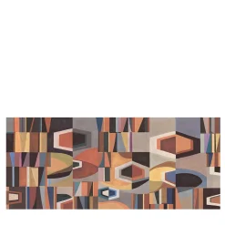 KOHRO Carta da parati in poliestere cromato multicolore