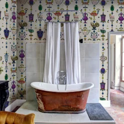 MaVoix Carta da parati Ludovica Ecrù