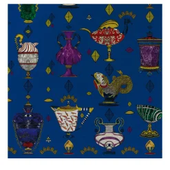 MaVoix Carta da parati Ludovica Blu Elettrico