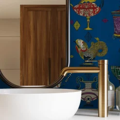 MaVoix Carta da parati Ludovica Blu Elettrico