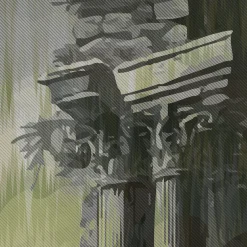 MaVoix Carta da parati Storm of Stones and Shadows Two-Tones-Musk di Magnus Gjoen