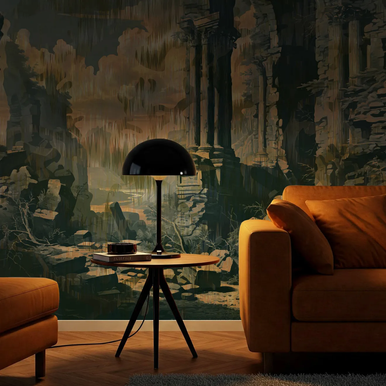 MaVoix Carta da parati Storm of Stones and Shadows Autumn edition di Magnus Gjoen