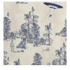 Wallpapers4Beginners Carta da Parati Toile de Jouy Blu con Alien Abduction