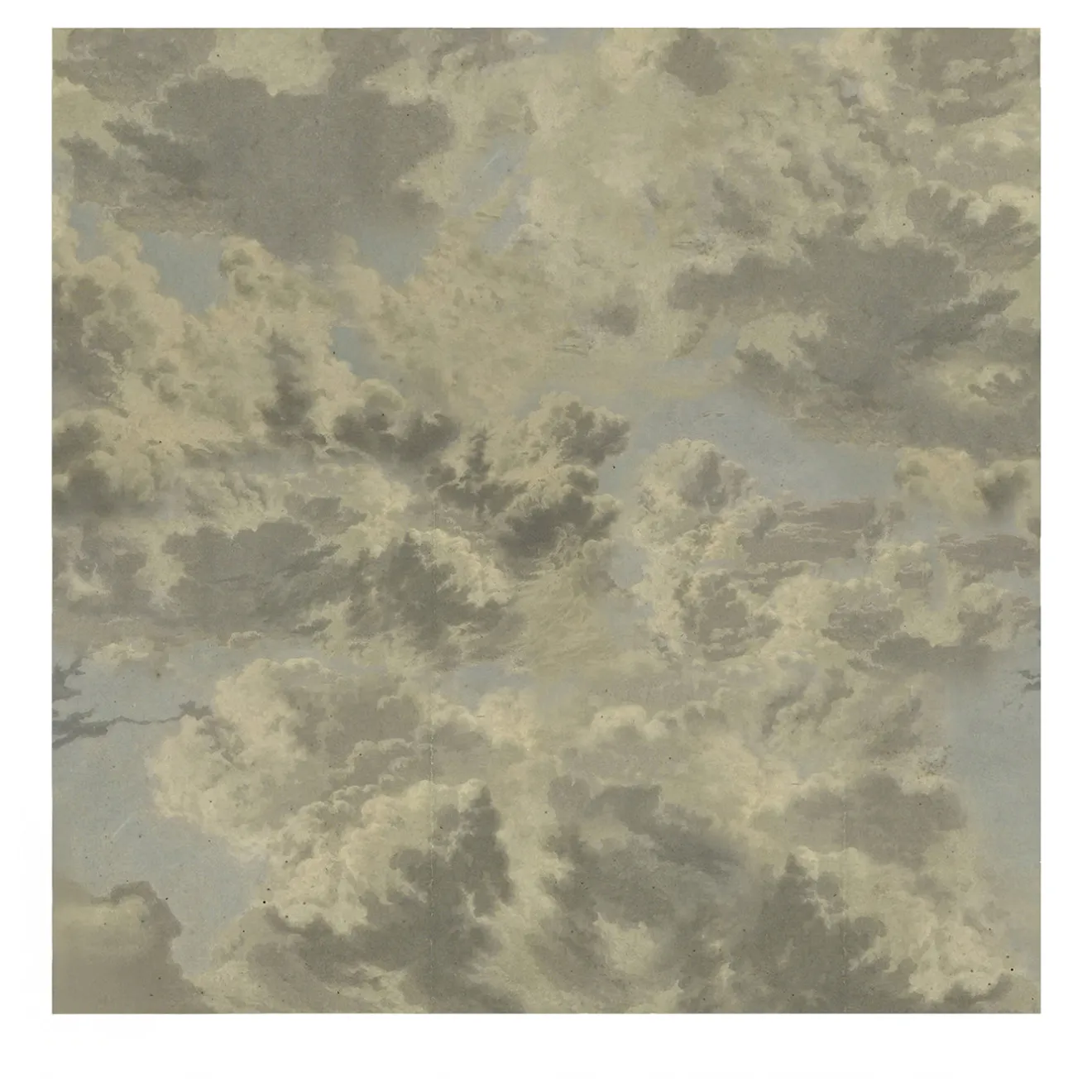 Wallpapers4Beginners Carta da parati vintage con nuvole temporalesche