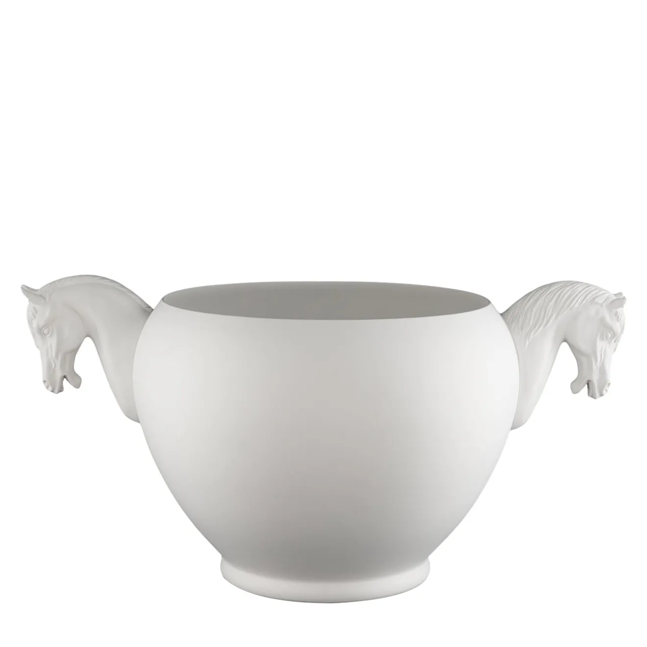 VGnewtrend Cavallo Piccolo Vaso decorativo bianco