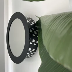 Splot Design Celato 40 Specchio nero rotondo