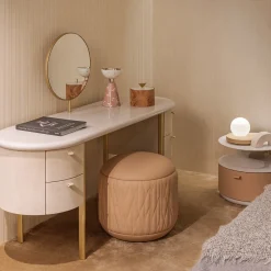 Incalmi Centrotavola Alchimie in vetro di Murano Rosa Quarzo