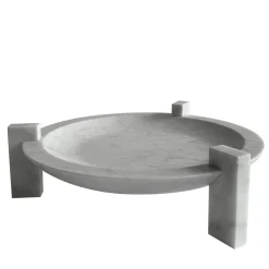 StudioNudo Centrotavola Block Stand Basso in Marmo di Carrara