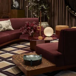 StudioNudo Centrotavola Block Stand Low in marmo verde