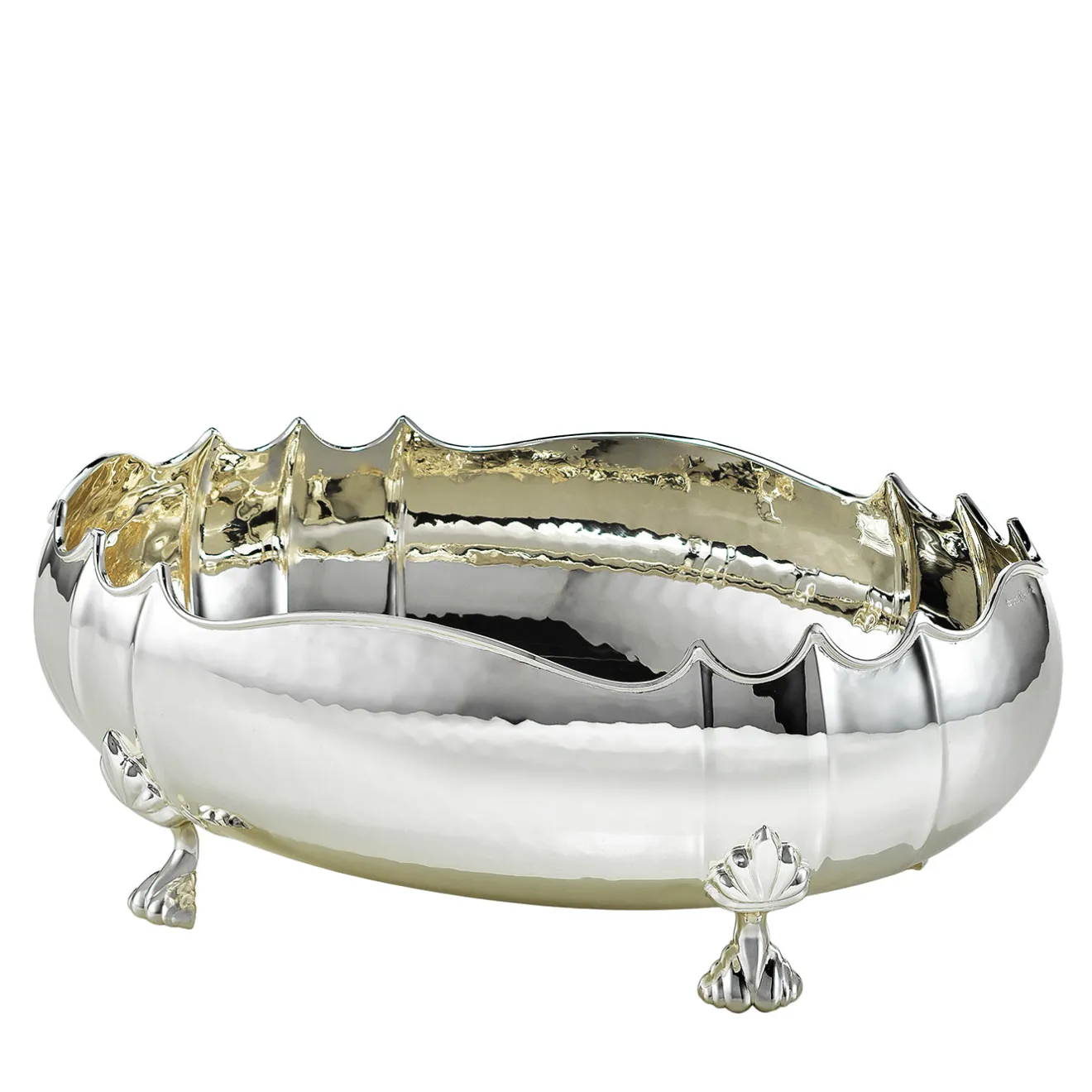 Bragagnolo Argenti Centrotavola con piede rotondo