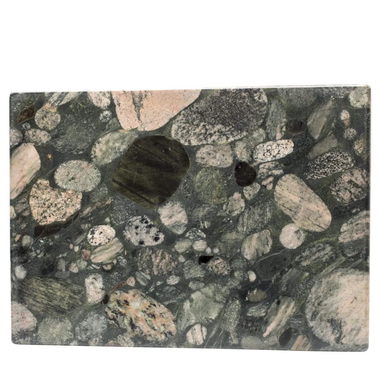 Espidesign by Paola Speranza Centrotavola Convivio in Marmo Verde Marinace Lucido