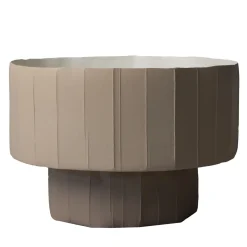 Paola Paronetto Centrotavola Coppa Ninfea Corteccia e A17/Sabbia Scuro