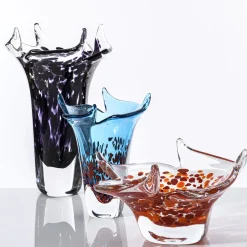 Venini Centrotavola in vetro arancione Bloom