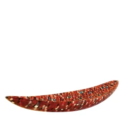 VéVé Glass Centrotavola in vetro di Murano rosso Gondola Sunshine di Andrea Orso