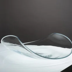 Purho Centrotavola Laguna Stua in acciaio grigio