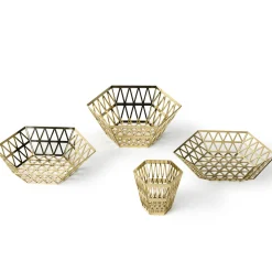 Ghidini 1961 Centrotavola piatto Tip Top Gold di Richard Hutten