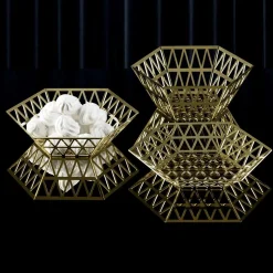 Ghidini 1961 Centrotavola piatto Tip Top Gold di Richard Hutten