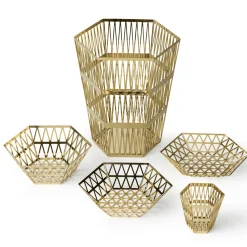 Ghidini 1961 Centrotavola piatto Tip Top Gold di Richard Hutten