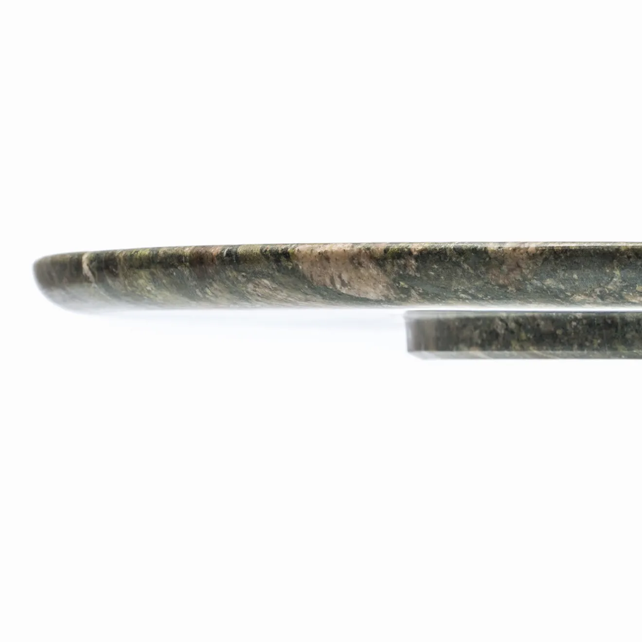 Espidesign by Paola Speranza Centrotavola rotondo Convivio in marmo verde marino