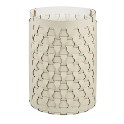 ADJ Style Cestino di panna cotta e pelle bianca di Dubai