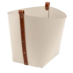 Pinetti Cestino in pelle grande Ovo