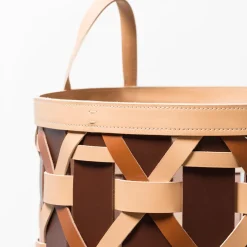 Rabitti 1969 Cestino Palù Tall Large Brown di Federica Biasi