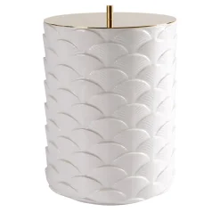 Villari CESTINO PER RIFIUTI PAVONE - BIANCO