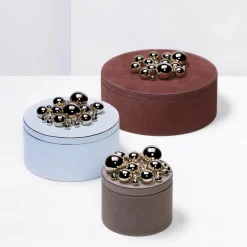 Giobagnara Champagne Sphérades Borgogna Scatola rotonda grande