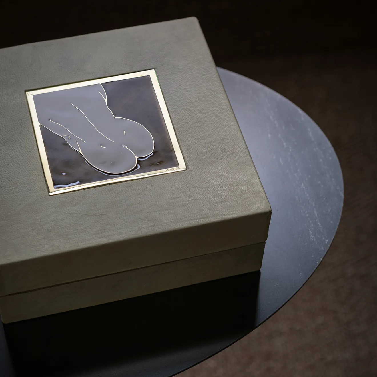 Piccoli Smalti Cloissoné su pergamena Scatola n. 4