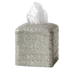 Villari COCCO TISSUE BOX - ARGENTO
