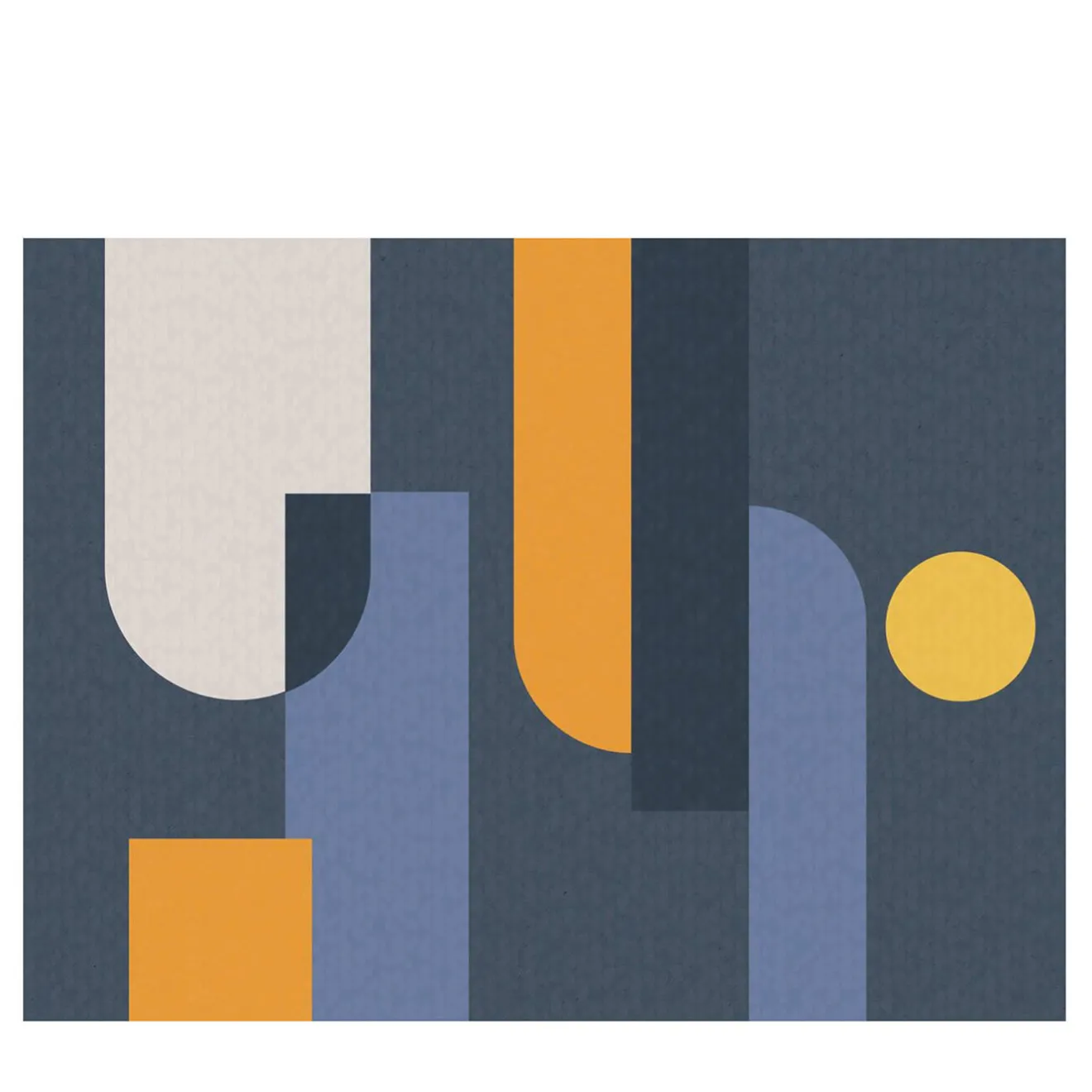 Officinarkitettura Composition Blue Bhaus 100 Carta da parati