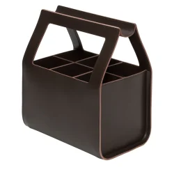 Rabitti 1969 Copenhagen Tall Large Brown Storage Basket di Gio Tirotto