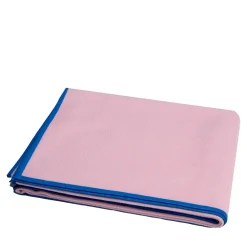Masserano Cashmere Coperta Biella in pelle blu e rosa