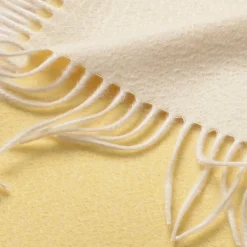 Masserano Cashmere Coperta gialla di Biella