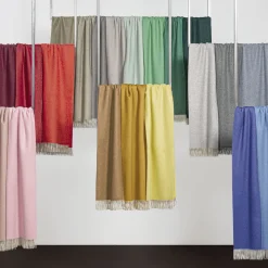 Masserano Cashmere Coperta gialla di Biella