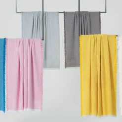 Masserano Cashmere Coperta gialla Vida