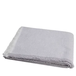 Masserano Cashmere Coperta grigia Vida Pearl