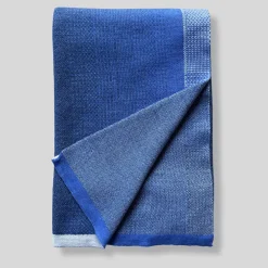 Lanificio Leo Coperta Madori Ao Blue di Stormo Studio