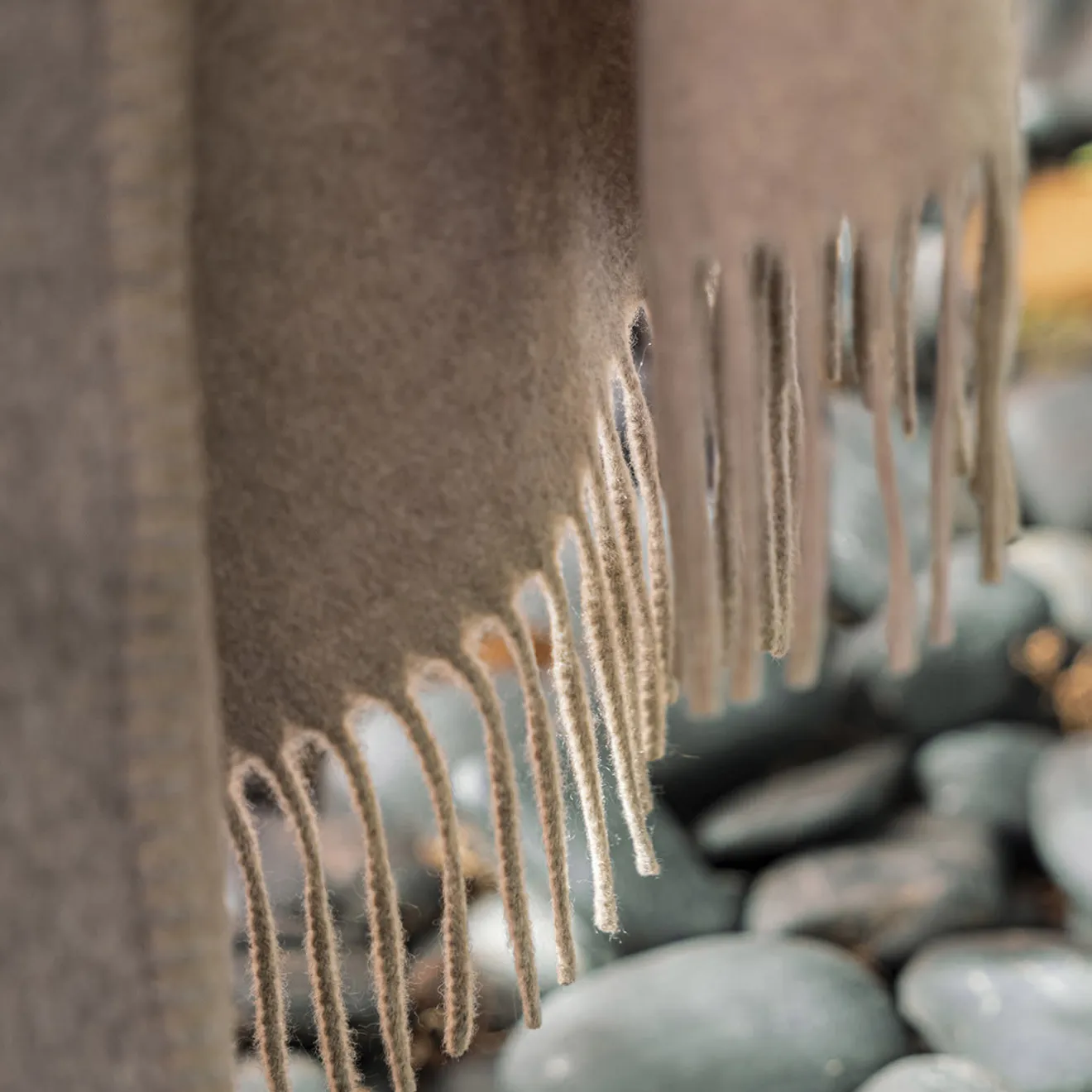 Alonpi Coperta Melrose double-face beige piccola