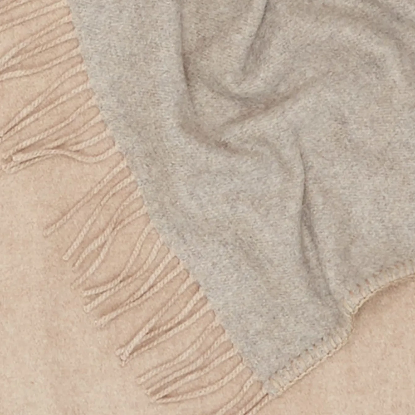Alonpi Coperta Melrose double-face beige piccola