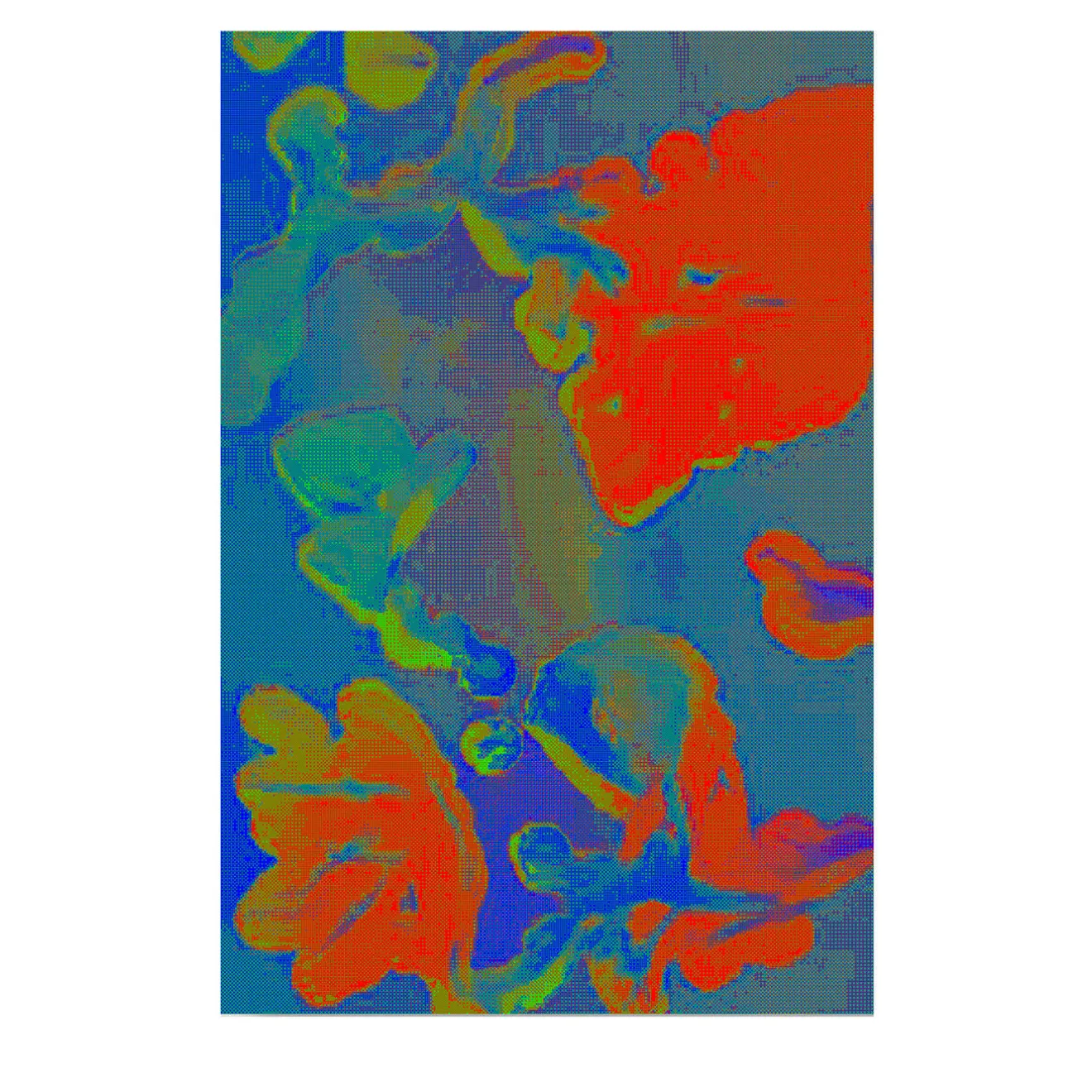 Lanificio Leo Coperta Multicolore in Lana Merino Sky, Cloud, Umbrella #2