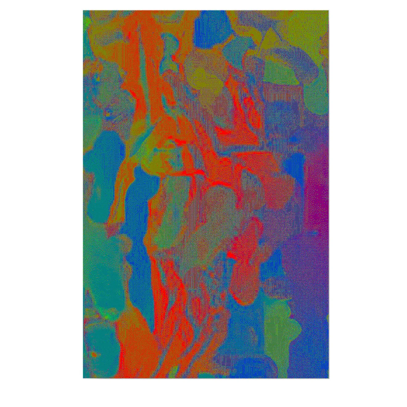 Lanificio Leo Coperta Multicolore in Lana Merino Sky, Cloud, Umbrella #3