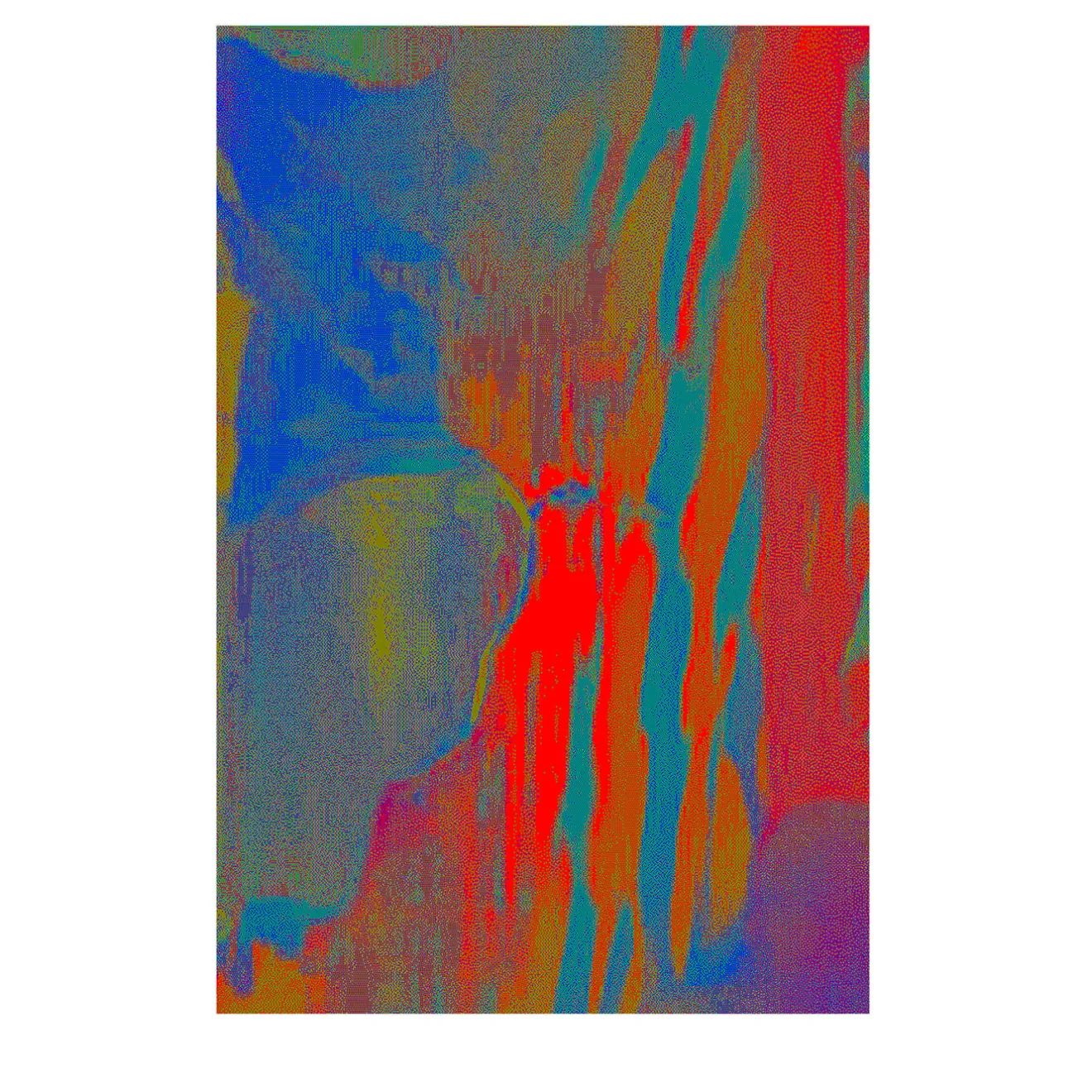 Lanificio Leo Coperta Multicolore in Lana Merino Sky, Cloud, Umbrella #1