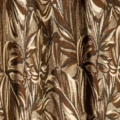 The House of Lyria Coperta Struggimento con frange e motivi botanici