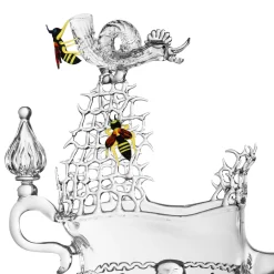 Simone Crestani Coppa scultorea in vetro veneziano Galeon