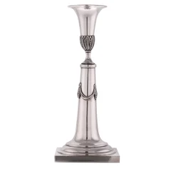 Argentiere Pagliai Coppia di candelabri in argento sterling del 1860