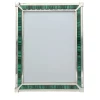 Petri Firenze Cornice fotografica in malachite verde e argento