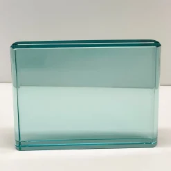 Ghirò Studio Cornice orizzontale in cristallo acquamarina