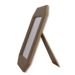 Cassigoli Cornice Ottagonale Del Monte 26 in Pelle Beige Tamarone